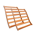 S-Shape Backrest Red Cedar (Set of 3)