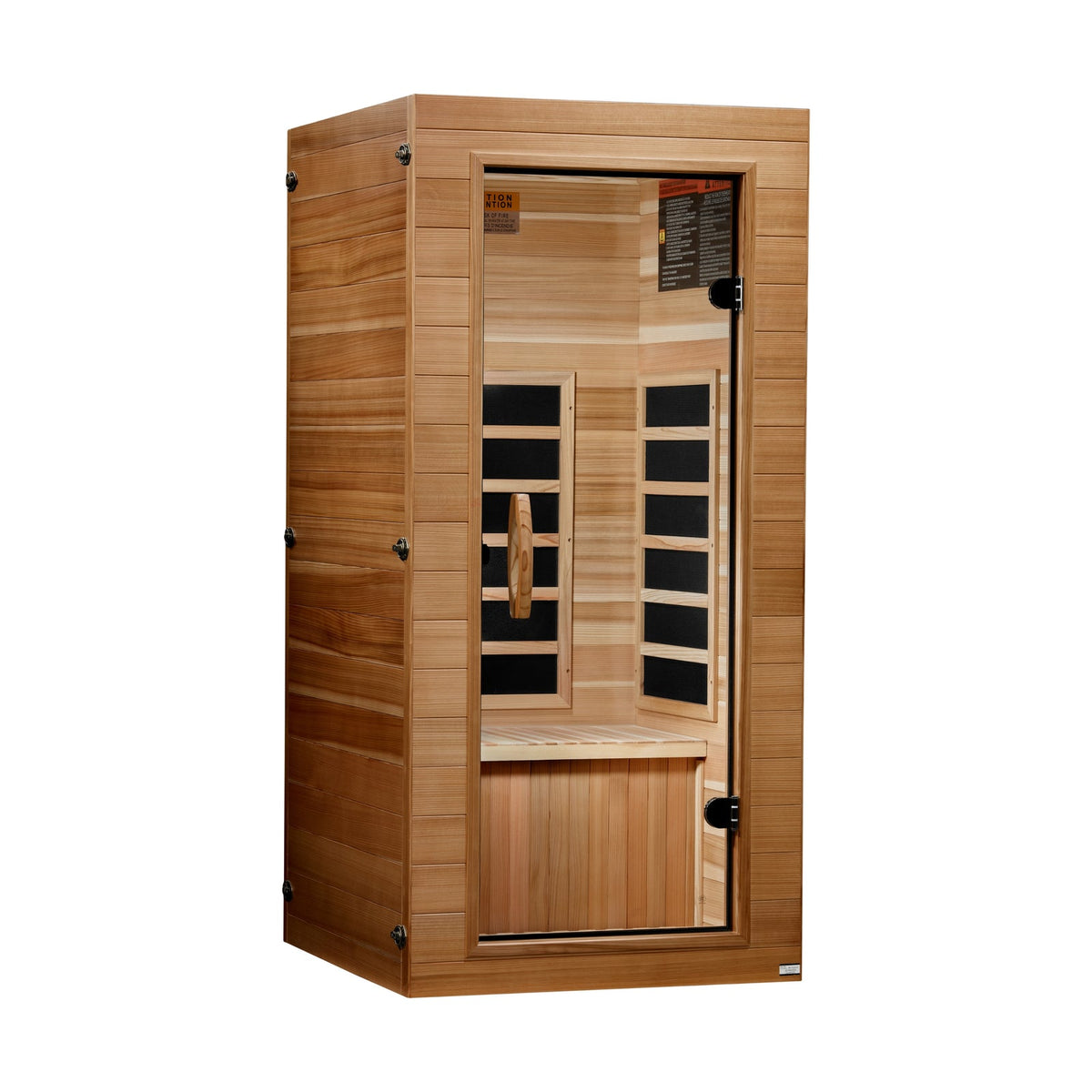 Dynamic Vero 1 Person (Compact) Ultra Low EMF (Between 3-5MG) FAR Infrared Sauna (Pacific Cedar)