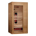 Dynamic Martin 1-2-Person Full Spectrum Near Zero EMF (Under 3MG) FAR Infrared Sauna (Canadian Hemlock)