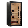 Dynamic Santorini 1-2-Person Full Spectrum Near Zero EMF (Under 3MG) FAR Infrared Sauna (Canadian Hemlock)