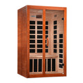 Dynamic Santiago Elite 2-person Ultra Low EMF (Between 3-5MG) FAR Infrared Sauna (Canadian Hemlock)
