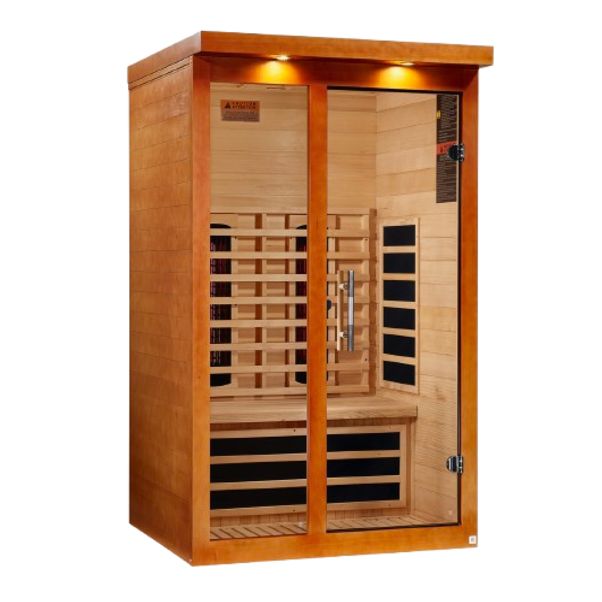 Dynamic Llumeneres 2-Person Full Spectrum Near Zero EMF (Under 3MG) FAR Infrared Sauna (Canadian Hemlock)