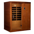 Dynamic Madrid Elite 3-person Ultra Low EMF (Between 3-5MG) FAR Infrared Sauna (Canadian Hemlock)
