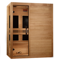 Dynamic Toscana Elite 3-person Ultra Low EMF (Between 3-5MG) FAR Infrared Sauna (Canadian Hemlock)