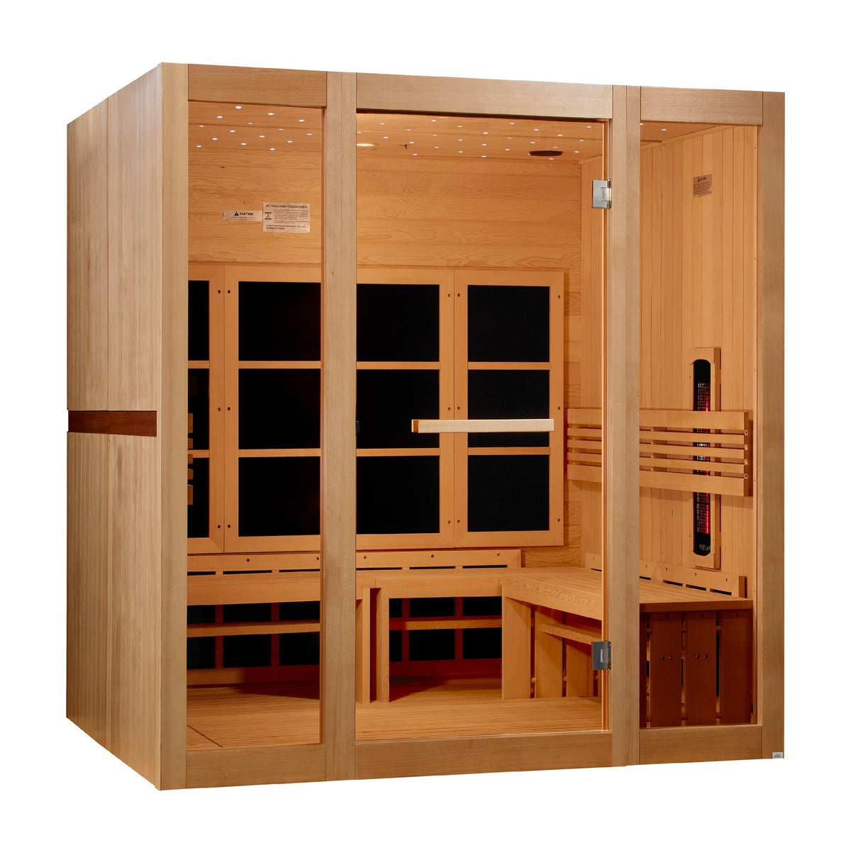 ***New 2026 Model*** Golden Designs 8 Person Full Spectrum Near Zero EMF FAR IR Sauna