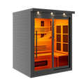 Golden Designs 6-person Full Spectrum Near Zero EMF Sauna - Black Finish