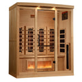Golden Designs Reserve Edition 4 Person Full Spectrum Sauna with Himalayan Salt Bar