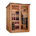 Golden Designs Kaskinen 6 Person Pacific Cedar Barn Hybrid Outdoor Sauna
