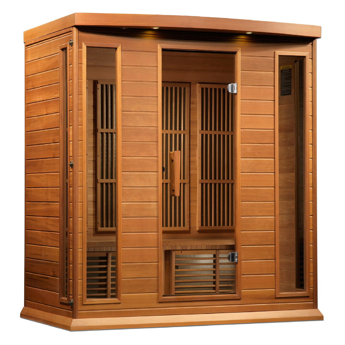 Maxxus 4-Person Low EMF (Between 5-10MG) FAR Infrared Sauna (Canadian Red Cedar)