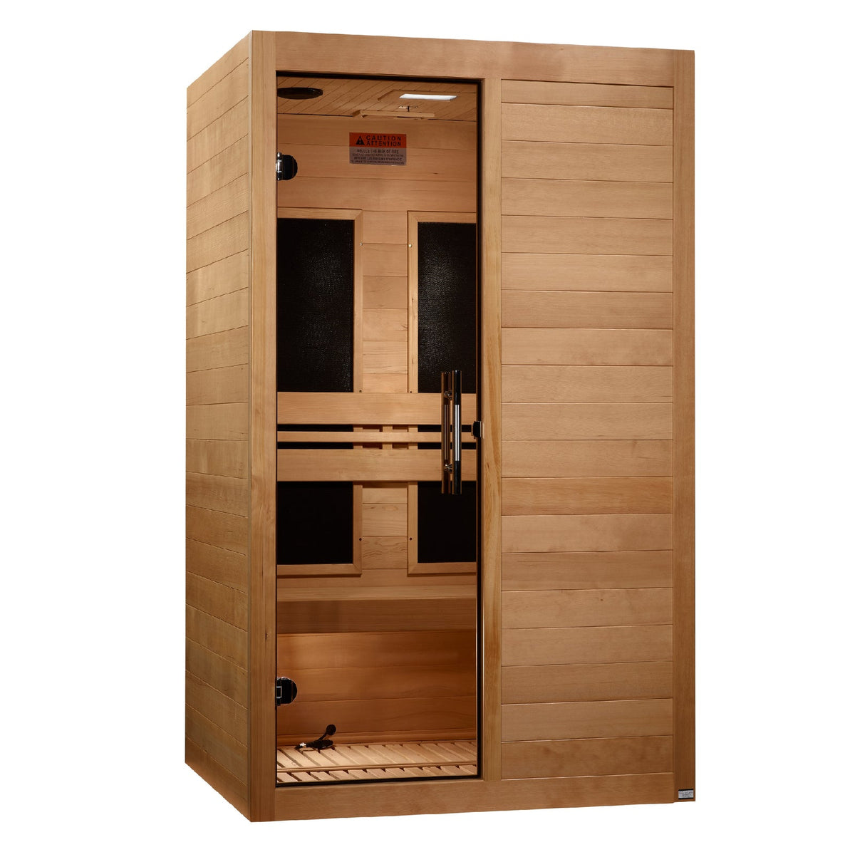 Maxxus S-Line Yoga 2-Person Low EMF (Between 5-10MG) FAR Infrared Sauna (Canadian Hemlock)